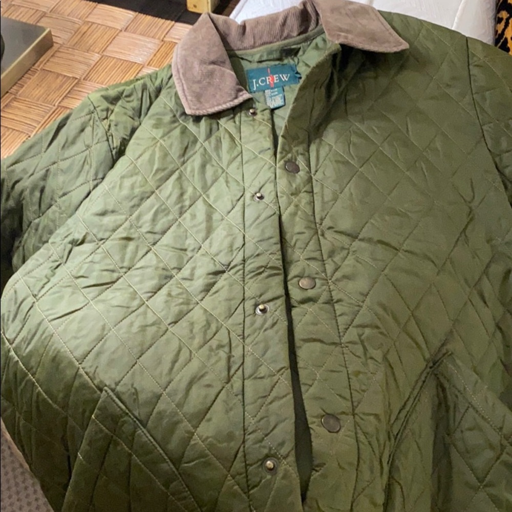 JCrew men’s small army green jacket
